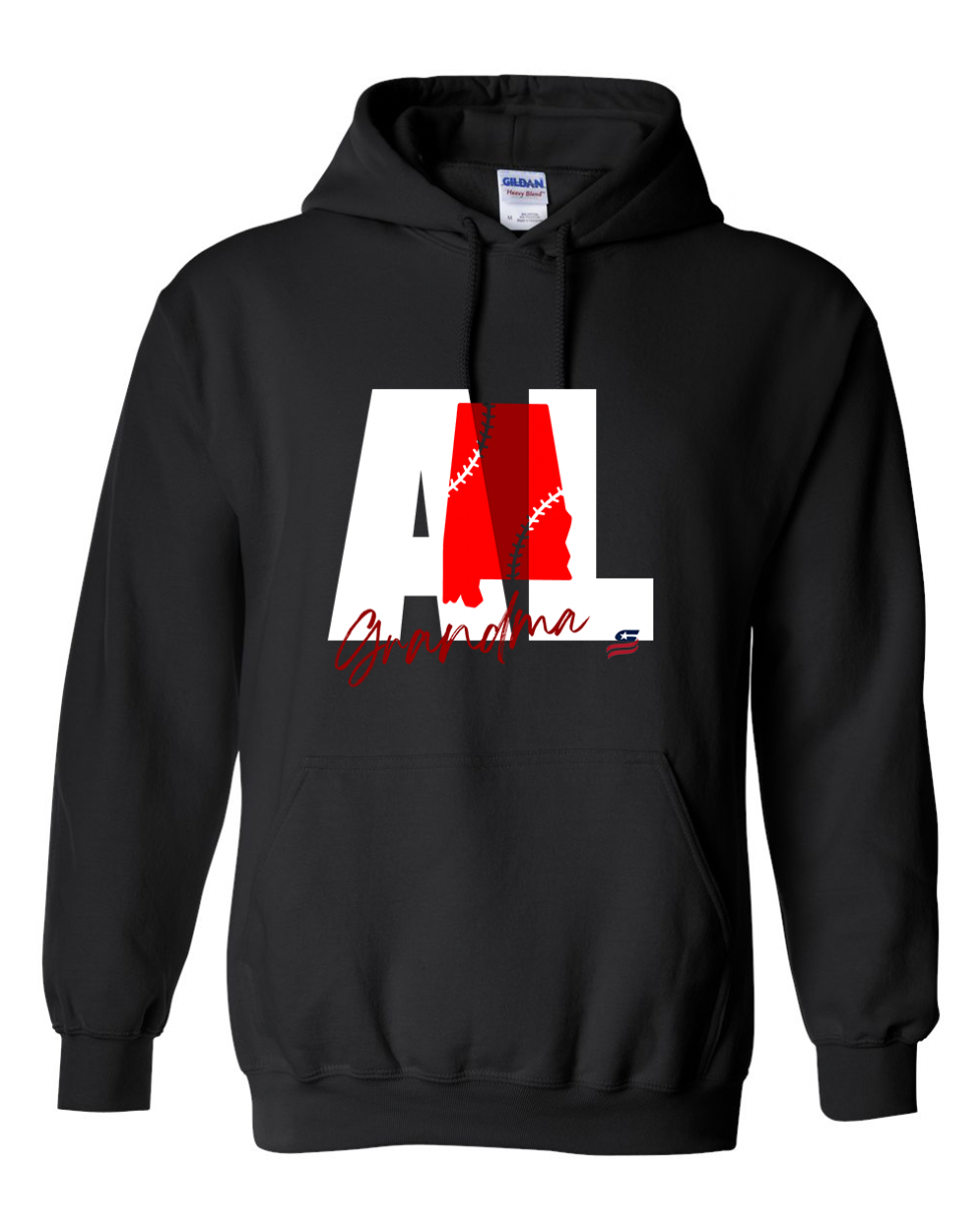 Alabama Grandma Cotton Hoodie