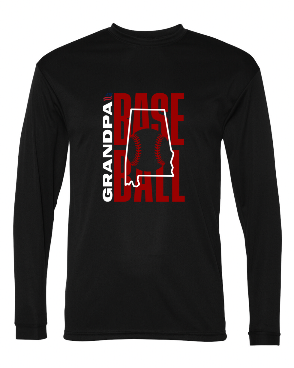 Alabama Grandpa Dri Fit Long Sleeve Shirt