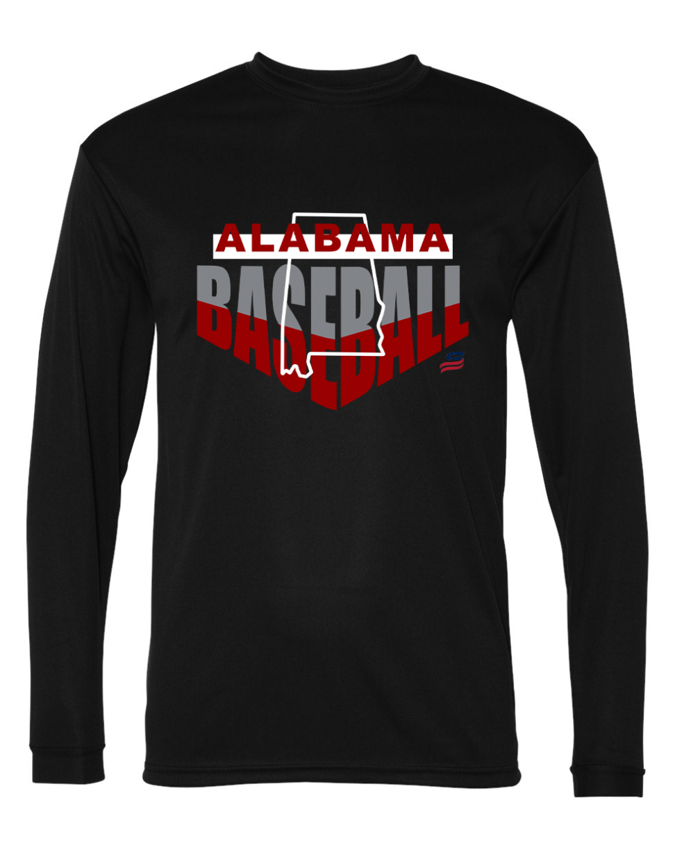 Alabama Logo1 Dri Fit Long Sleeve Shirt