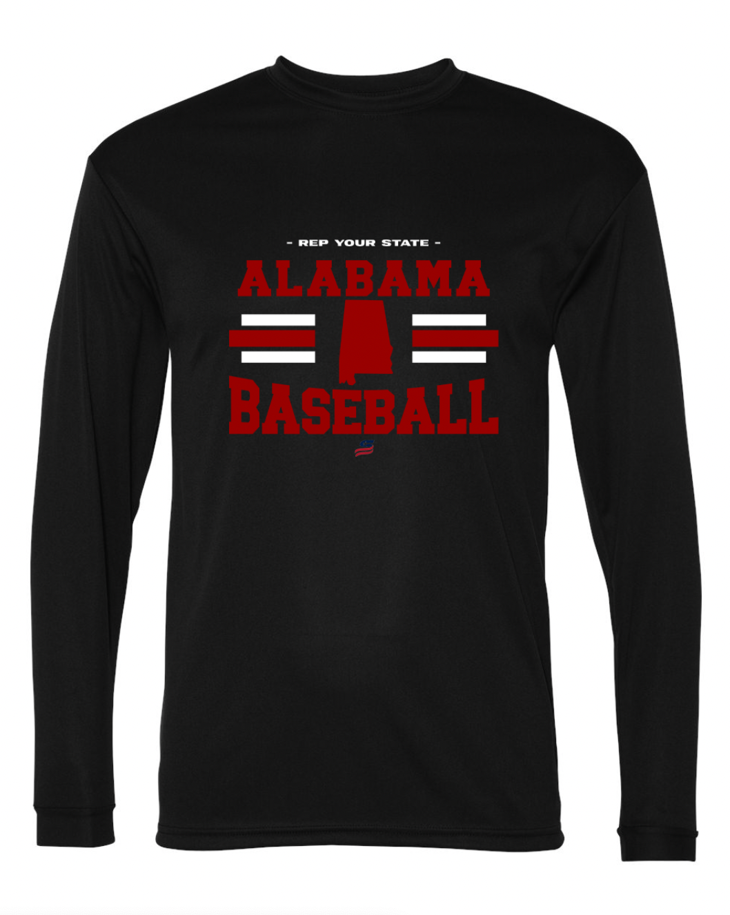 Alabama Logo2 Dri Fit Long Sleeve Shirt