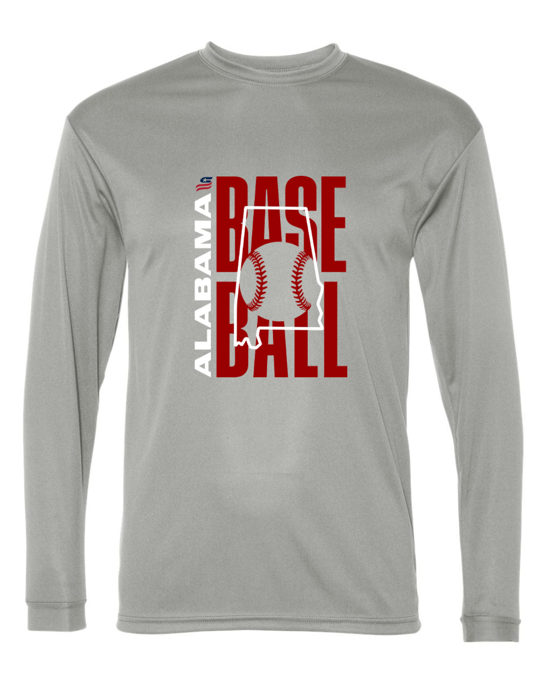 Alabama Logo3 Dri Fit Long Sleeve Shirt