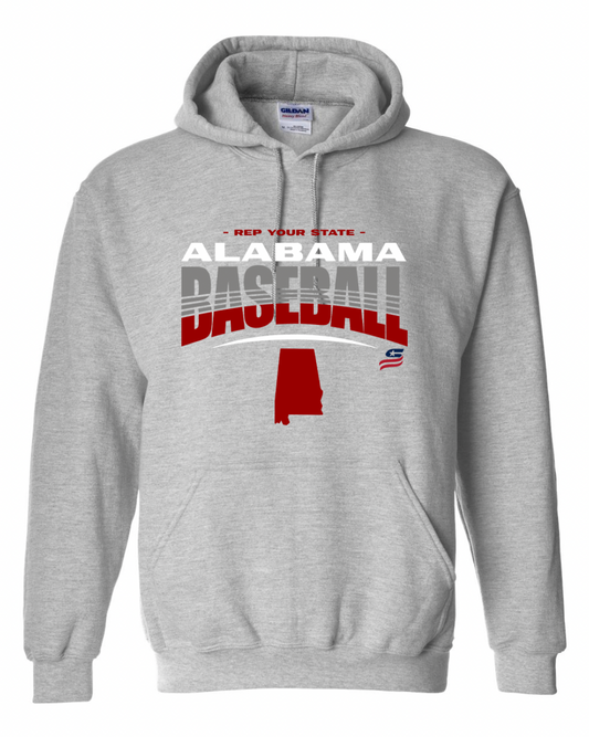 Alabama Logo4 Cotton Hoodie