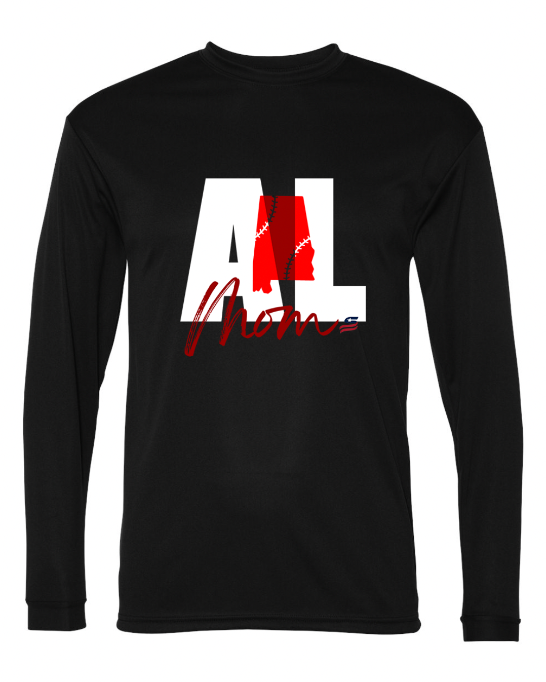 Alabama Mom Dri Fit Long Sleeve Shirt