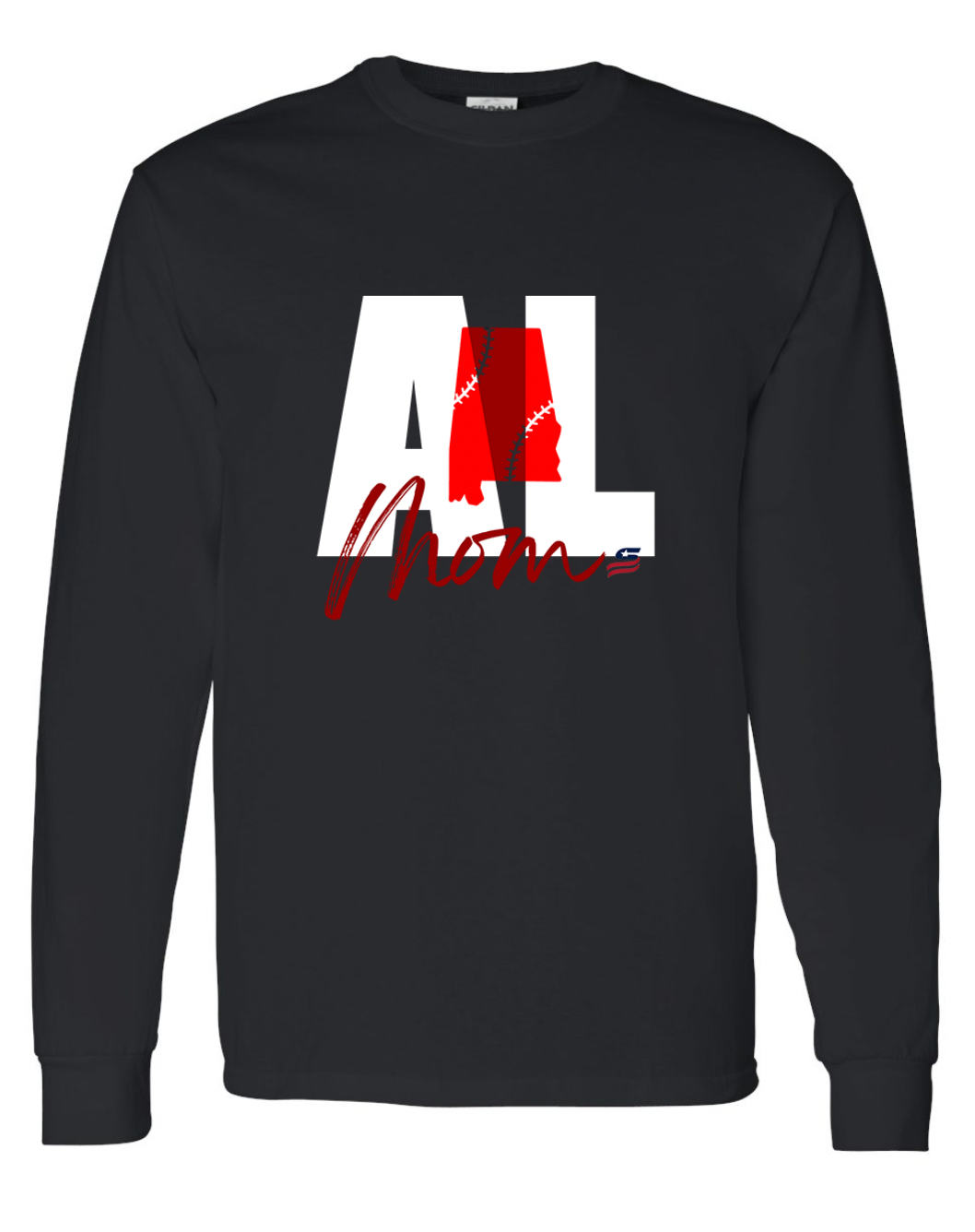 Alabama Mom Cotton Long Sleeve Shirt